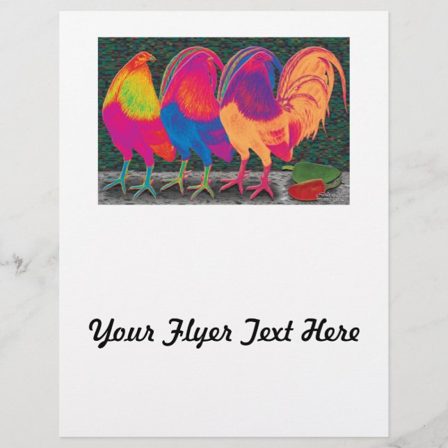 Cantina Roosters Reklamblad (Framsidan)