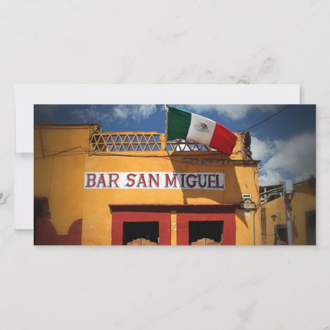 Cantina, San Miguel de Allende, Mexiko, fotokort (Framsida)