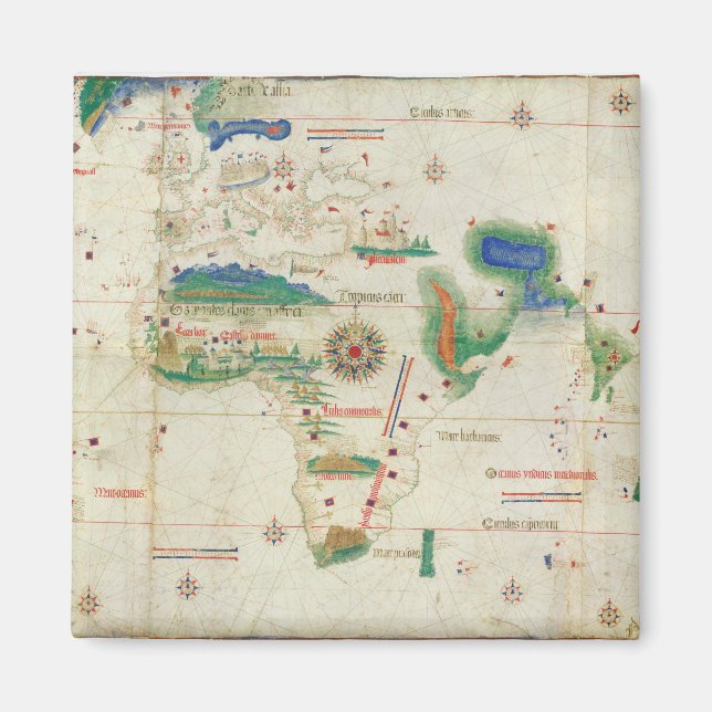 Cantino Planisphere | 1502 Magnet (Framsidan)