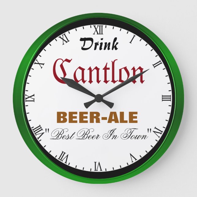 Cantlon Beer Stor Klocka (Framsida)