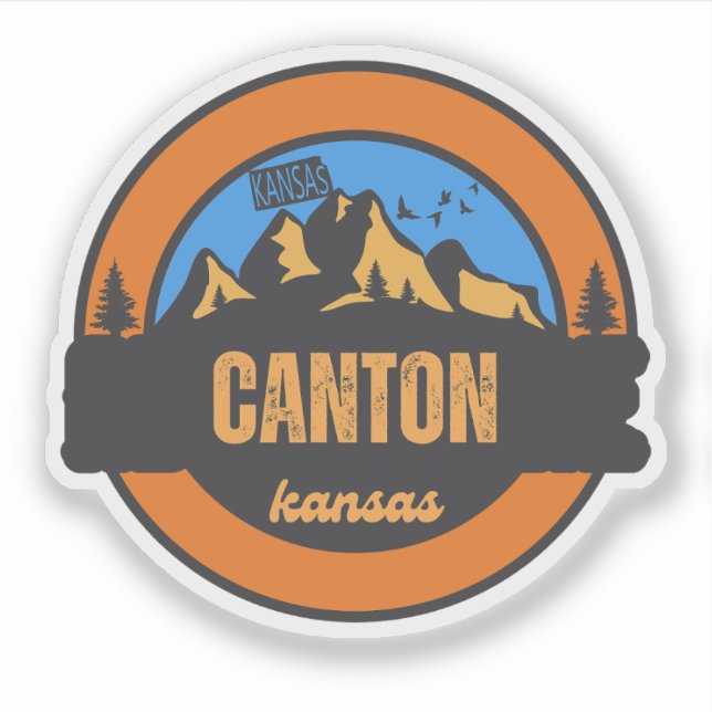 Canton, Kansas Klistermärken (Framsida)