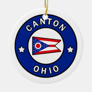 Canton Ohio Julgransprydnad Keramik