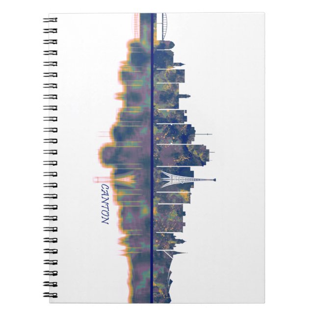 Canton Skyline Anteckningsbok (Framsidan)