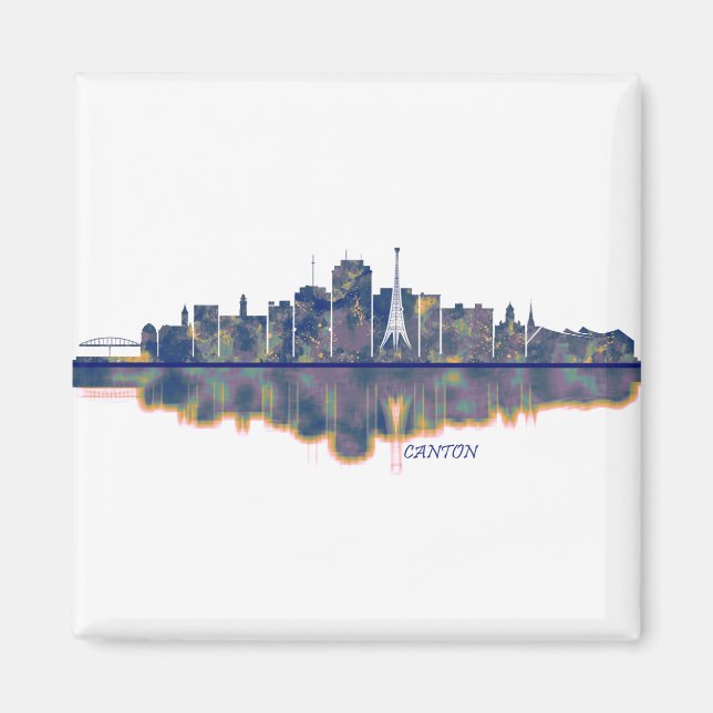 Canton Skyline Magnet (Framsidan)