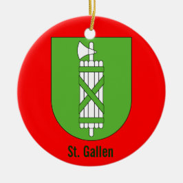 Canton St Gallen * julprydnad Julgransprydnad Keramik