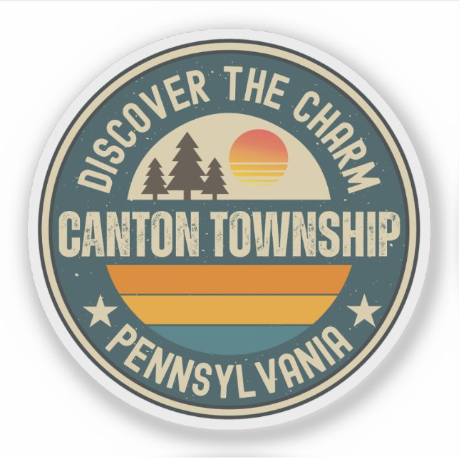Canton township, Pennsylvania Klistermärken (Framsida)