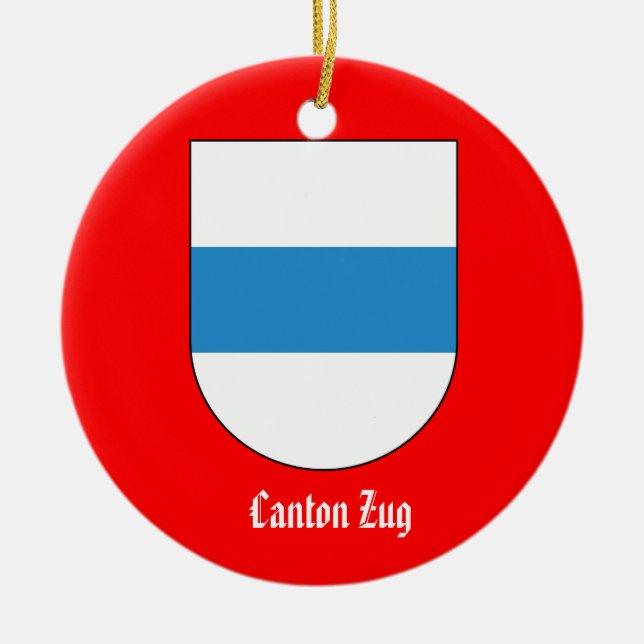 Canton Zug*, Schweitz julprydnad Julgransprydnad Keramik (Framsidan)
