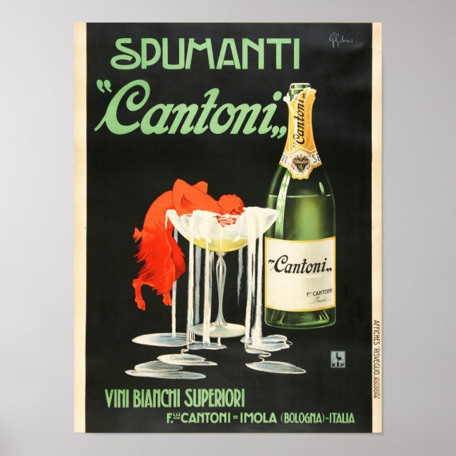 Cantoni Vintage affisch (Framsidan)