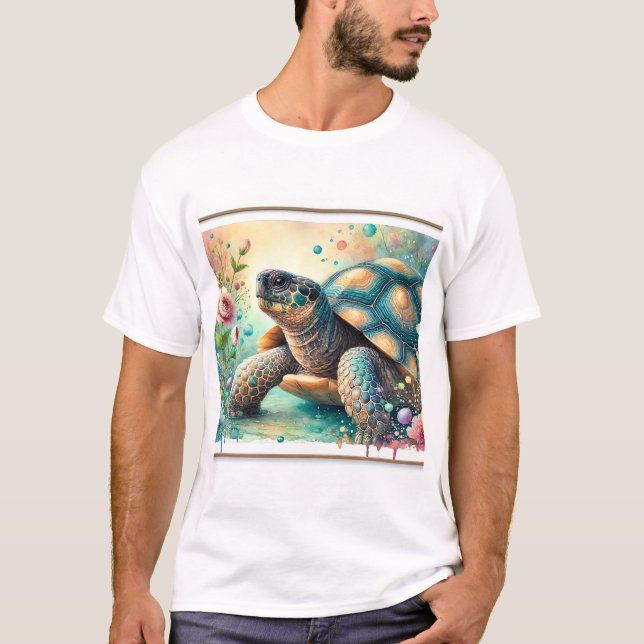 Cantors giant softshell turtle 060824AREF136 - Wat T Shirt (Framsida)