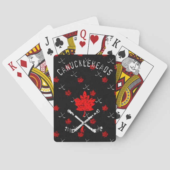Canucklehead Podcast-spelkort Casinokort (Baksidan)