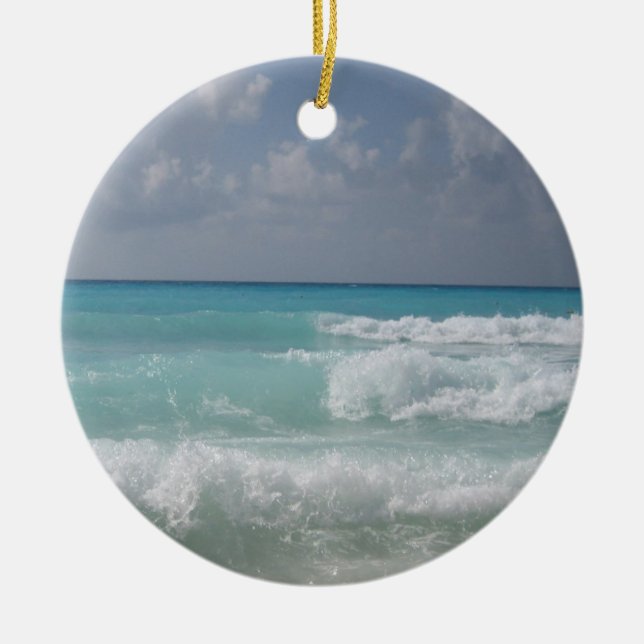 Canun vågarprydnad julgransprydnad keramik (Framsidan)