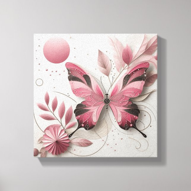 CANVA BUTTERFLY WALL ART CANVASTRYCK (Framsida)