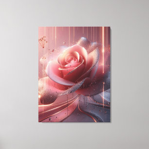 CANVA WALL ROSA FLOWER ART CANVASTRYCK