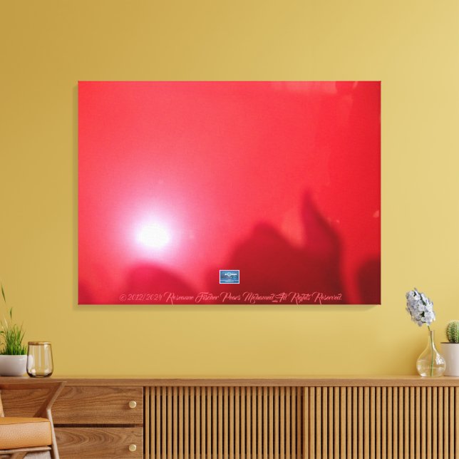 Canvas 3 (DeepPinkBellFlower) RFPMDesigns ©️ 2012/ (Insitu (Vardagsrum))