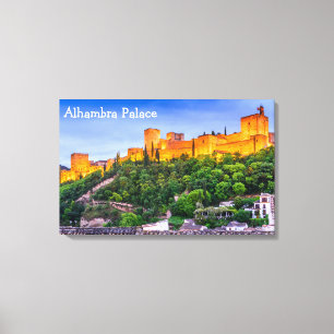 Canvas Alhambra Palace