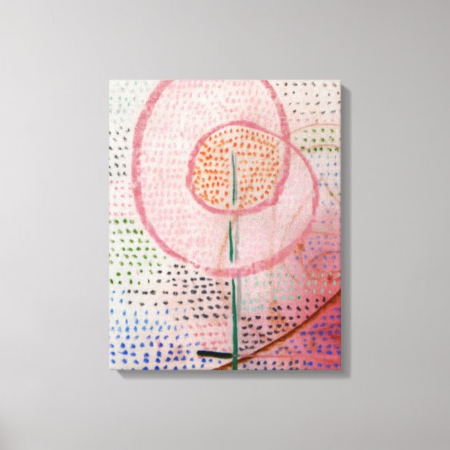 Canvas Art Blossoming 1934 av Paul Klee, Abstrakt (Framsida)
