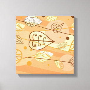 Canvas Art-Höst löv
