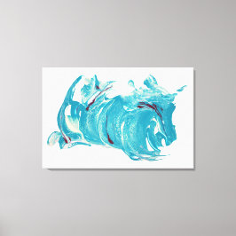 Canvas Art Print - "Runwith the Vind"