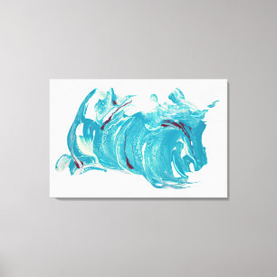 Canvas Art Print - "Runwith the Vind"