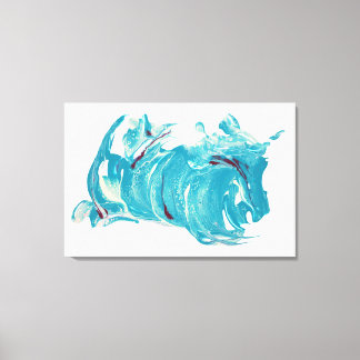 Canvas Art Print - "Runwith the Vind"