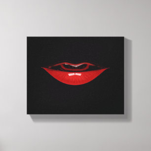 Canvas Art-Red Läppar