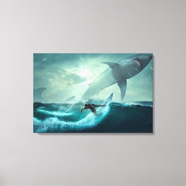 Canvas Art-Surfer Wave (Framsida)