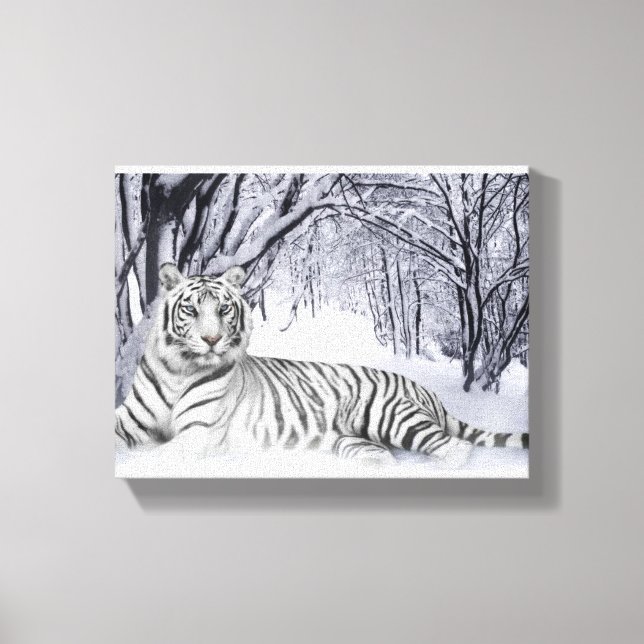Canvas Art White Tiger (Framsida)