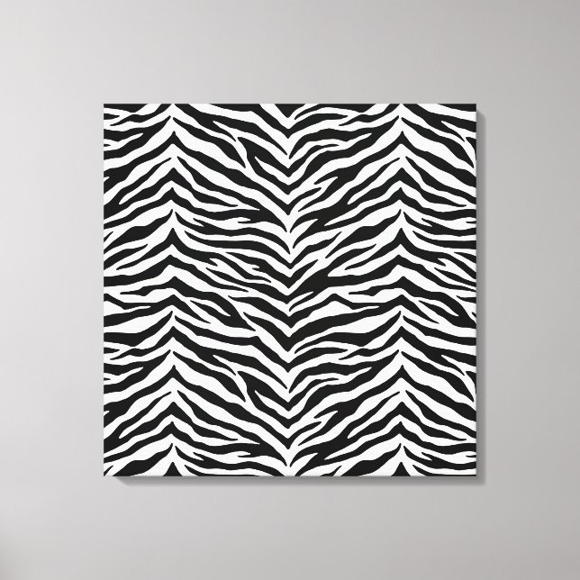 Canvas Art-Zebra tryck (Framsida)