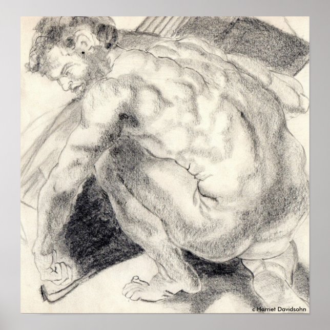 CANVAS AV "PETER" FRÅN HARRIET DAVIDSOHN - ART POSTER (Framsidan)