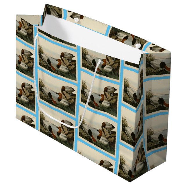 Canvas backade Anka från Audubon Birds of America (Framsidan Vinklad)