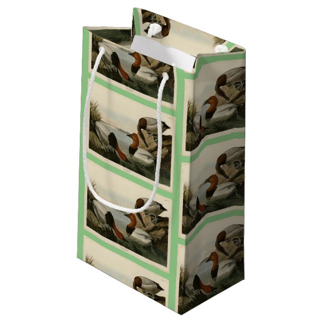 Canvas backade Anka från Audubon Birds of America (Baksidan Vinklad)