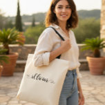 Canvas bags for bridesmaids Personalized gift bags Tygkasse<br><div class="desc">Make your bridal party experience special with our personalized canvas bags for bridesmaids. These stylish and functional tote bags are perfect for carrying essentials on the wedding day and beyond. Made from durable canvas, each bag can be customized with the name of your bridesmaid, making it a thoughtful and unforgettable...</div>