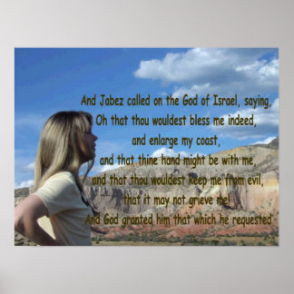 Canvas Bild Jabez Prayer Poster