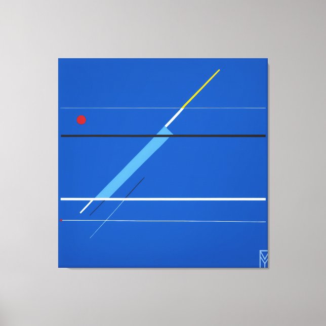 Canvas Blue Screen: Kandinsky's Art (Framsida)