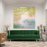CANVAS | Claude Monet (40" x 40") Nymphéas<br><div class="desc">CLAUDE MONET (1840-1926) Nymphéas. Målad 1907. Olja på canvas. Undertecknad och daterad "Claude Monet 1907" (lägre höger) Under de sista två decennierna av sin långa karriär ägnade Monet sig självt åt att måla upp den förhatligt vackra vatten-trädgård som han hade designat och odlat i sitt hem i Landsbygdsvärlden Giverny. I...</div>