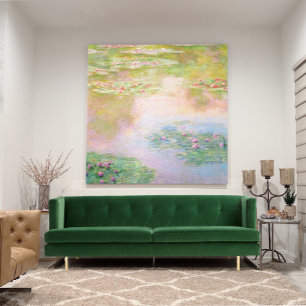 CANVAS Claude Monet (40" x 40") Nymphéas