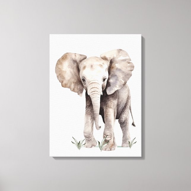 Canvas Elephant Artwork (Framsida)
