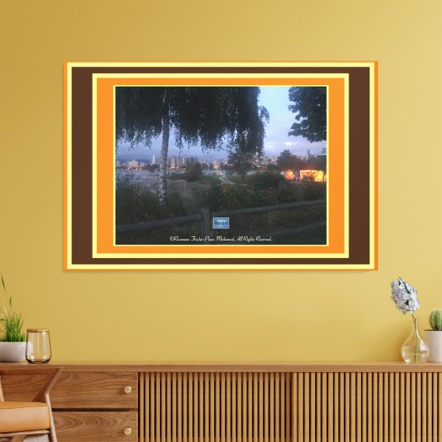 Canvas eller/Brn(Vatten Front 107)RFPMDesigns ©️ 2 (Insitu (Vardagsrum))