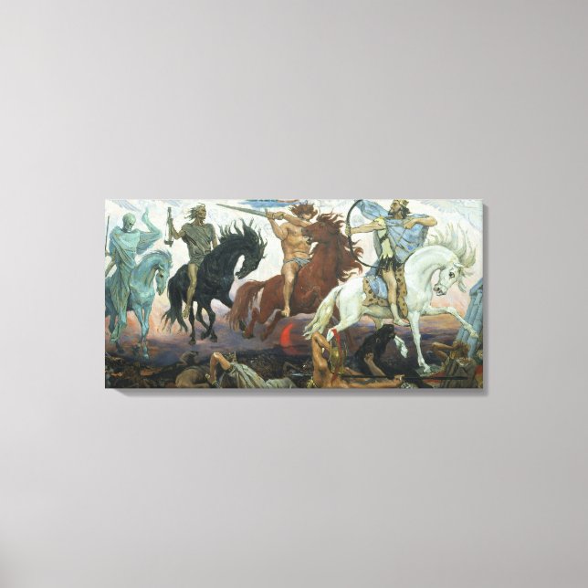 Canvas Four Horsemen of Apocalypse Viktor Vasnetso (Framsida)