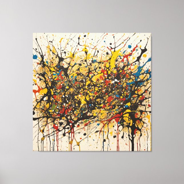 Canvas Fury of the Waters: Pollock in RS (Framsida)
