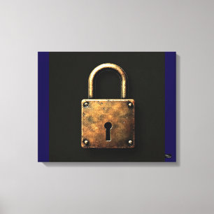 Canvas gammal hänglås