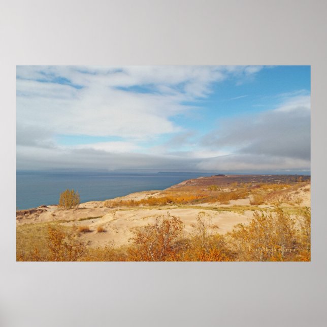 CANVAS GLOSS/ SLEEPING BAR DUNES/SJÖ, DUNES, HIMME POSTER (Framsidan)