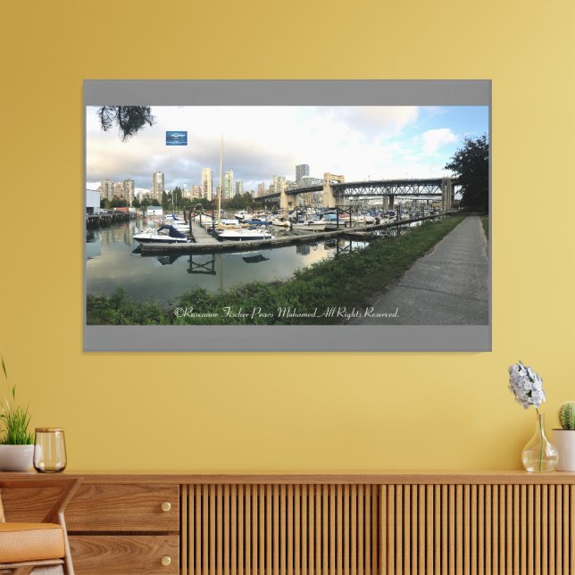 Canvas Grått (Vatten Front 52) RFPMDesigns ©️ 2019 (Insitu (Vardagsrum))