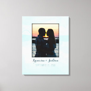 Canvas Guest Bok Alternative Bröllop Photo Sign