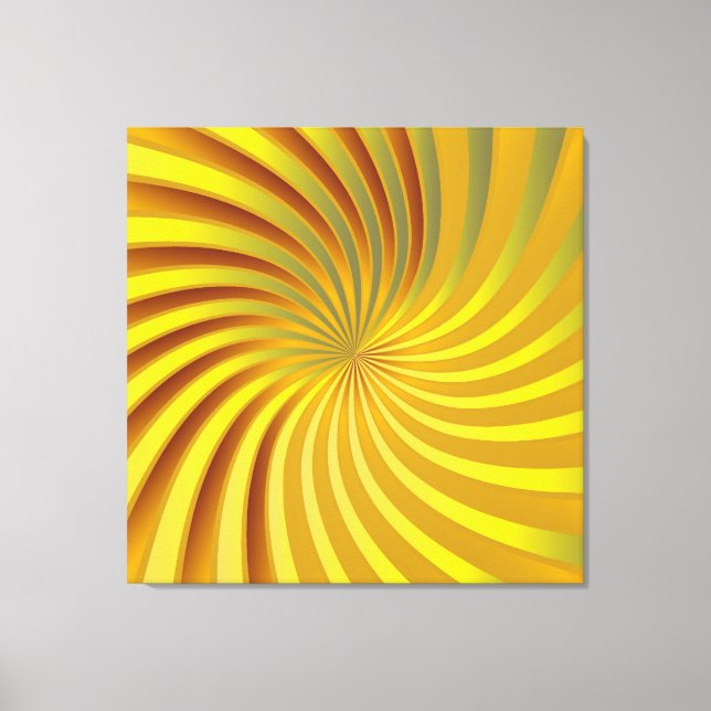 Canvas guld spiral vortex (Framsida)