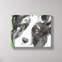 Canvas Hund Art med Gräns Collie