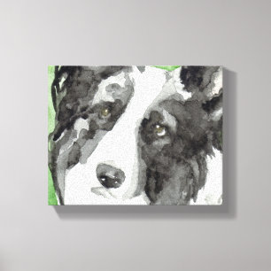 Canvas Hund Art med Gräns Collie