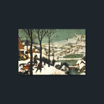 Canvas Hunters i Snö Pieter Bruegel<br><div class="desc">Canvas Hunters in Snö Pieter Bruegel the Elder</div>