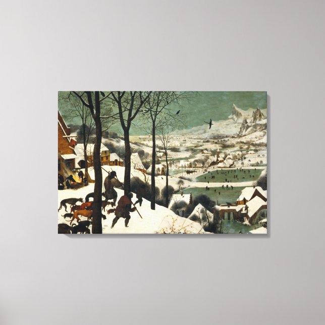 Canvas Hunters i Snö Pieter Bruegel (Framsida)