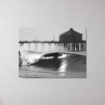 Canvas - Huntington Beach Pier norra sidan